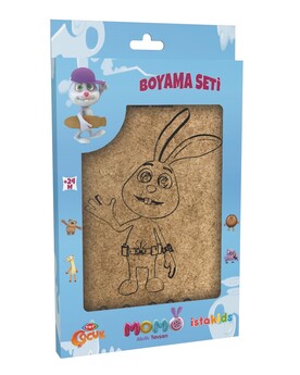 istakids - Akıllı Tavşan Momo Boyama Seti Model 1
