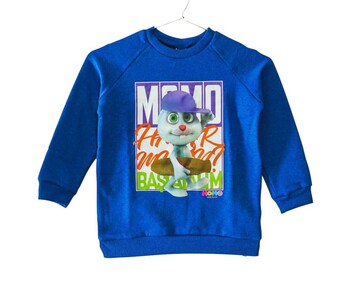Ermoda - Akıllı Tavşan Momo Sweatshirt - Deep Royal