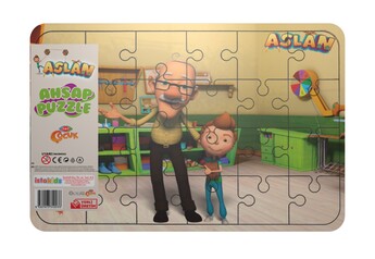 istakids - Aslan Ahşap Puzzle Model 3