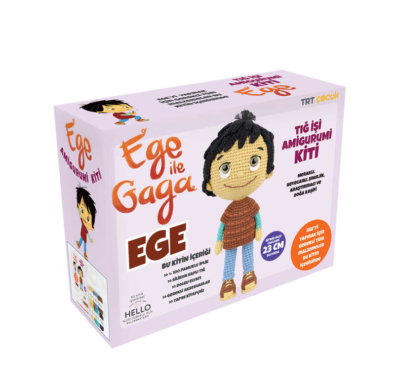 Ege ile Gaga Amigurumi Kiti-Ege