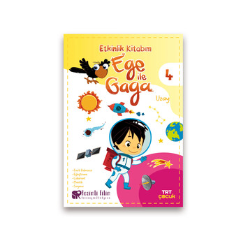 Burhan Yayınları - Ege ile Gaga Etkinlik Kitabım - Uzay