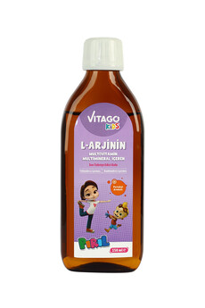 Vitago Kids - Vitago Kids L-Arjinin Multivitamin Şurup (Pırıl) 150ml