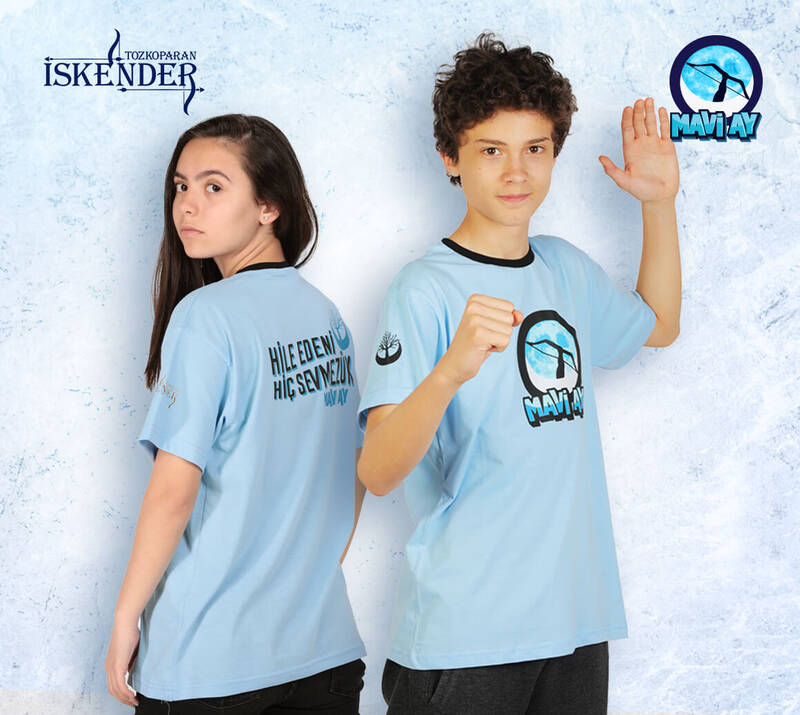 Tozkoparan İskender Mavi Ay Çocuk T-shirt - 1
