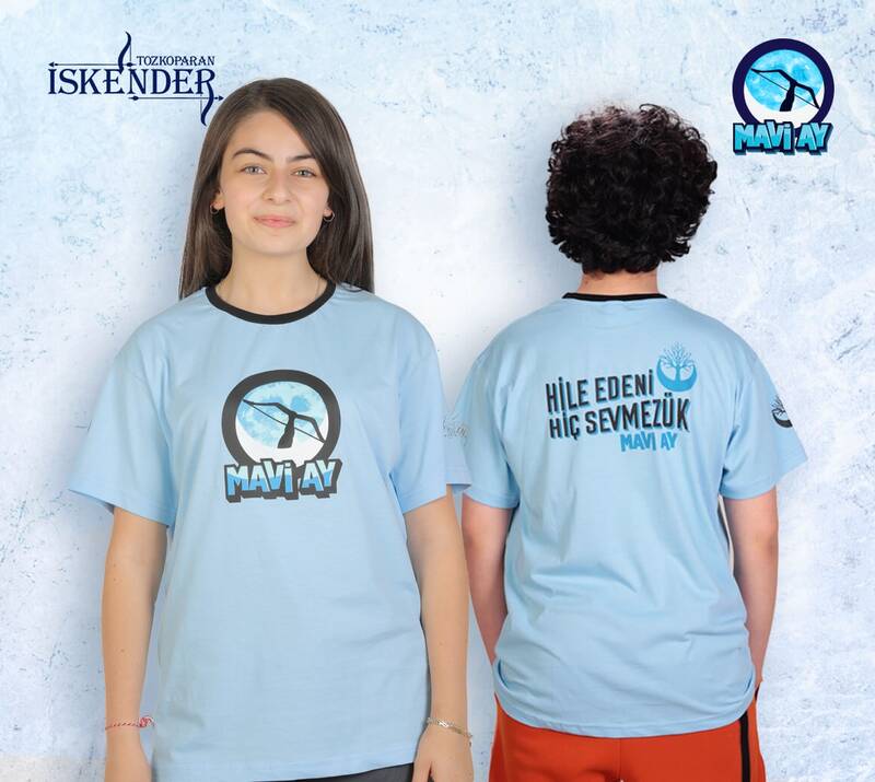 Tozkoparan İskender Mavi Ay Çocuk T-shirt - 1